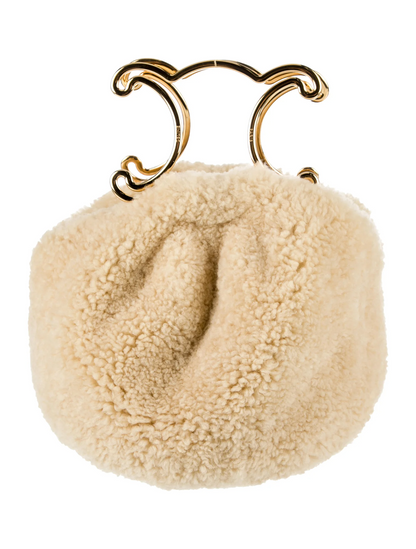 Shearling Frame Bag