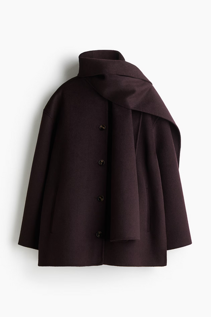 Handmade Wool-Blend Coat