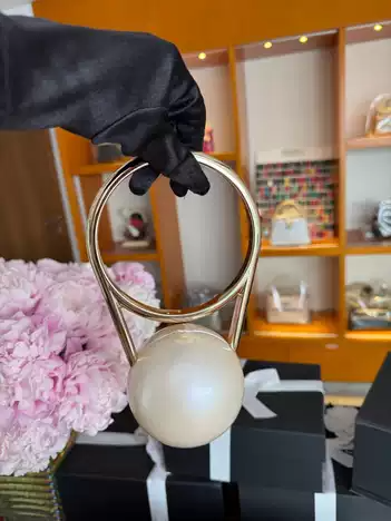 Fashion Pearl Teardrop Handbag