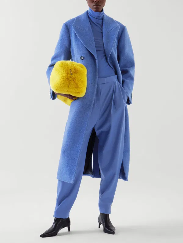 Oversized Faux Fur Clutch