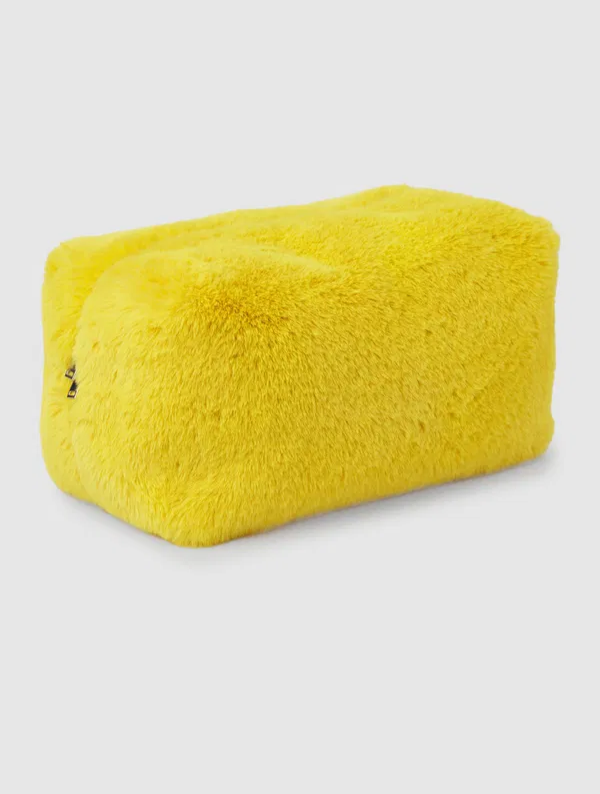 Oversized Faux Fur Clutch