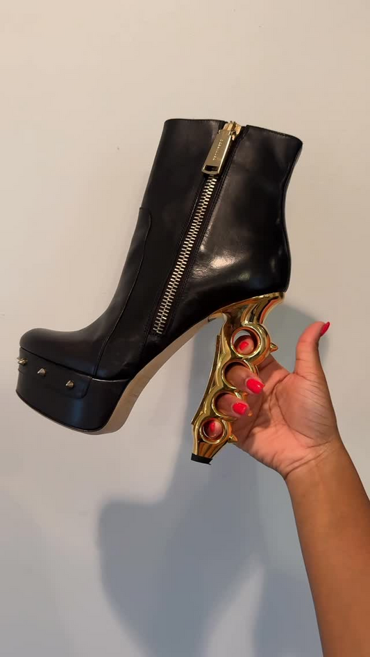 Studded Ankle Boots