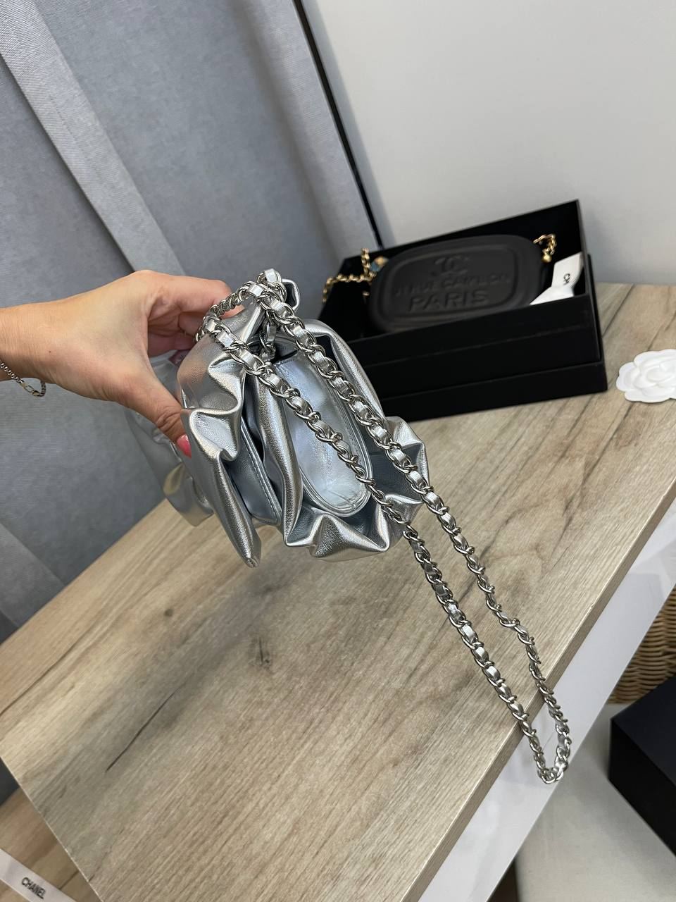 Double C Bow Handbag