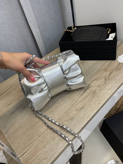 Double C Bow Handbag