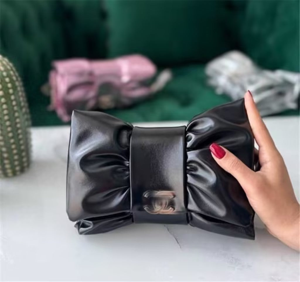 Double C Bow Handbag