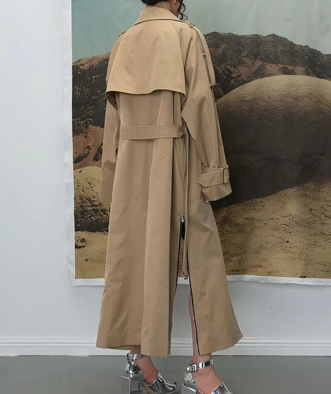 Stitching Waist Windbreaker