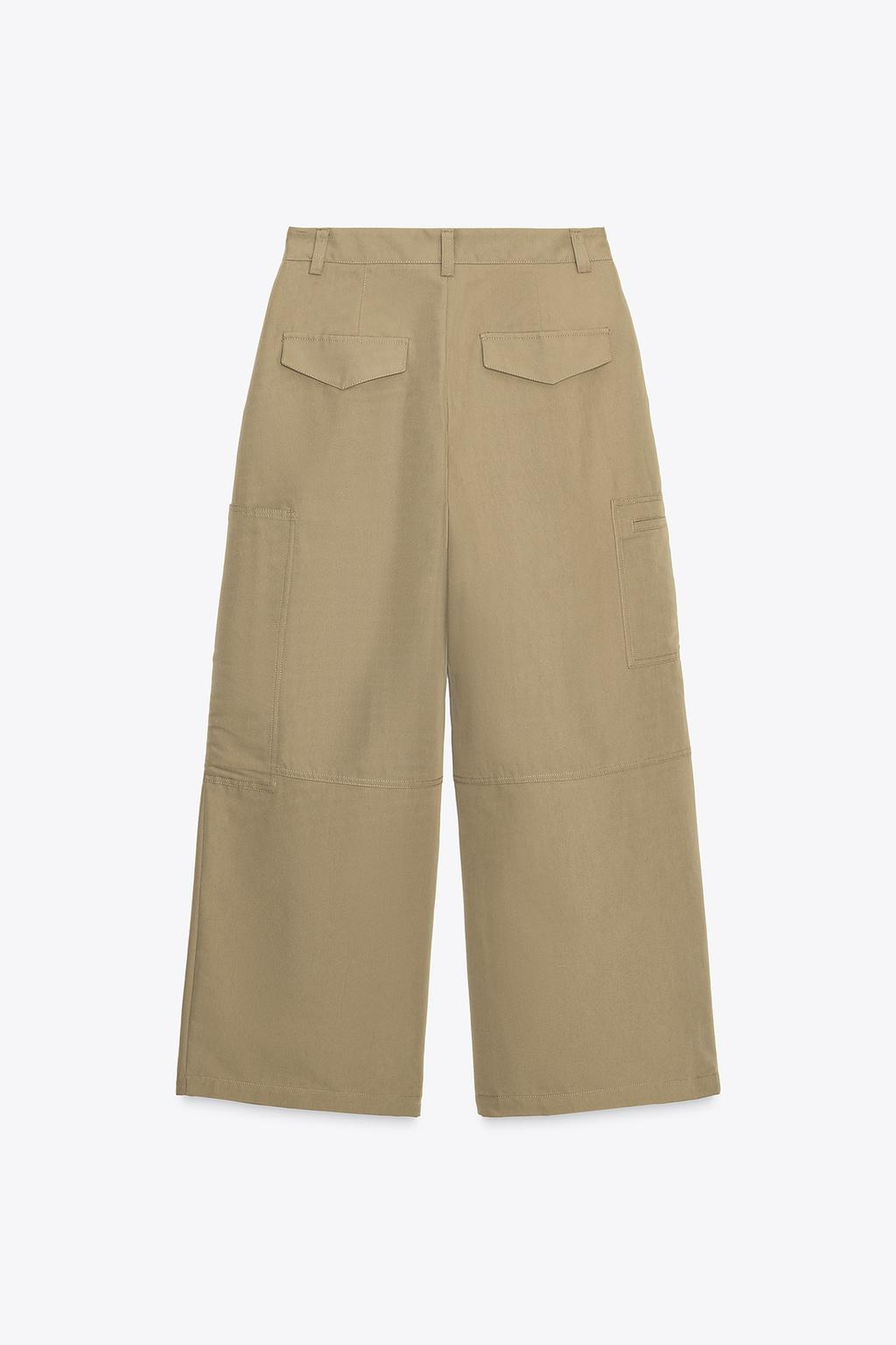 Cargo Trousers With Pleats