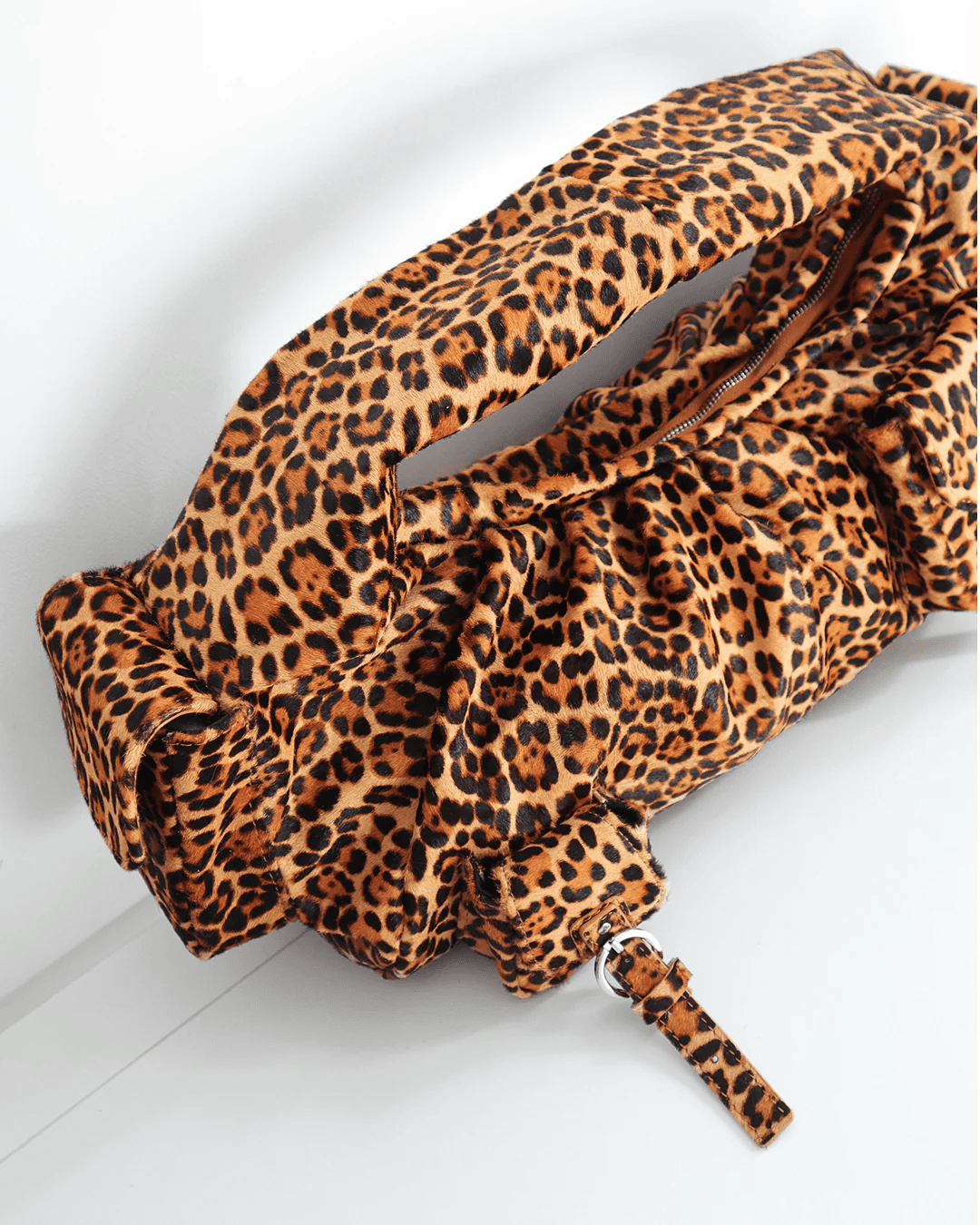 Leather Multi-Pocket Tote Bag