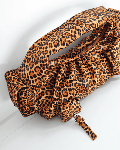 Leather Multi-Pocket Tote Bag