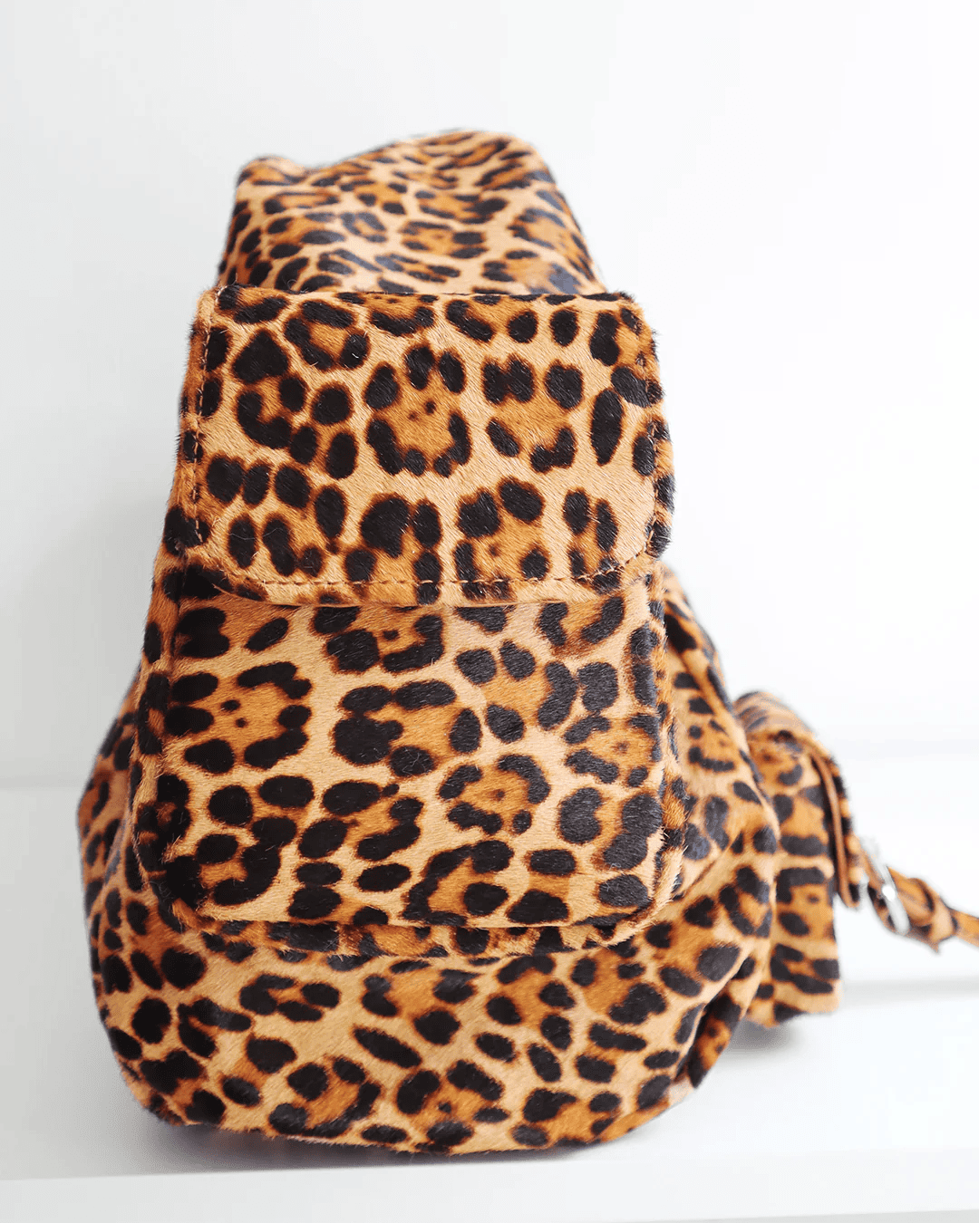 Leather Multi-Pocket Tote Bag