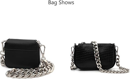 42'' Big Metal Cross-Body Chest Bag Chain