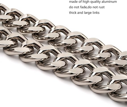 42'' Big Metal Cross-Body Chest Bag Chain