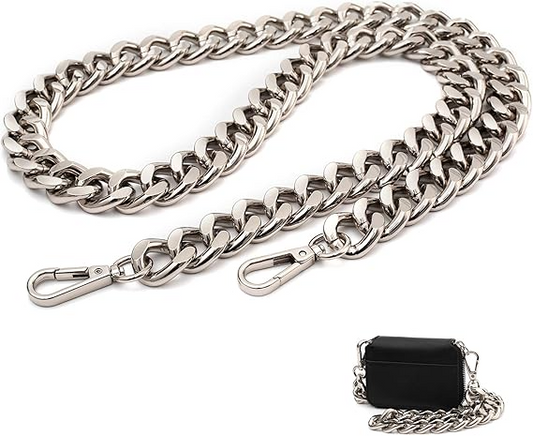 42'' Big Metal Cross-Body Chest Bag Chain