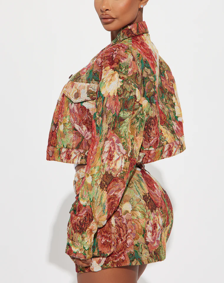 Printed Short Jacket