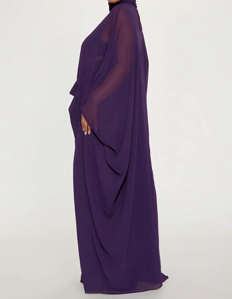 Eggplant Draped Pant Set