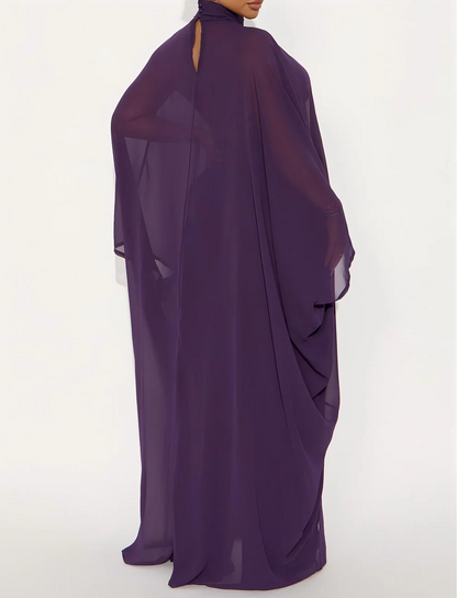 Eggplant Draped Pant Set
