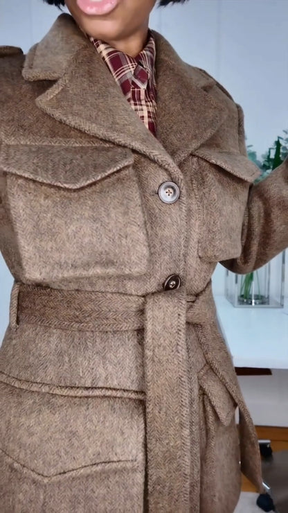 Stylish Soft Wool Coat