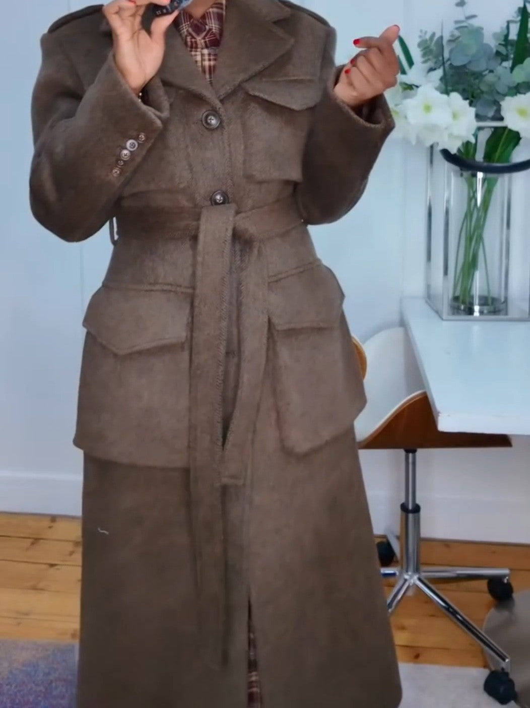 Stylish Soft Wool Coat