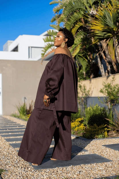 One-Shoulder Loose-Fit Set