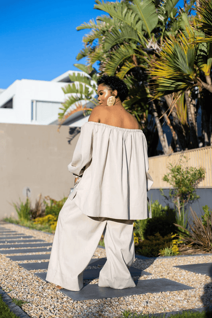 One-Shoulder Loose-Fit Set