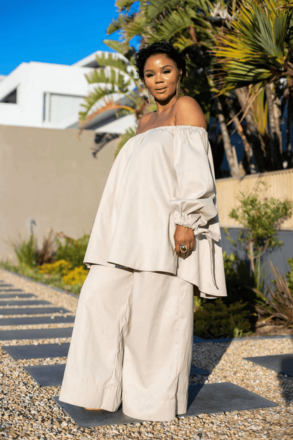 One-Shoulder Loose-Fit Set