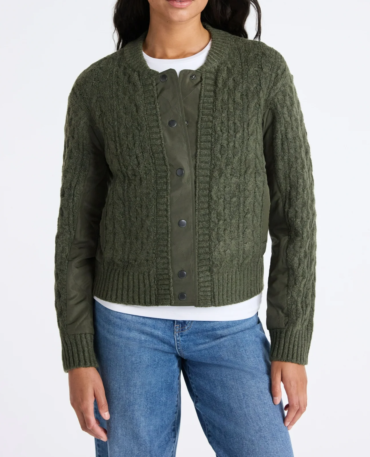 Snap Front Sweater