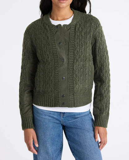 Snap Front Sweater