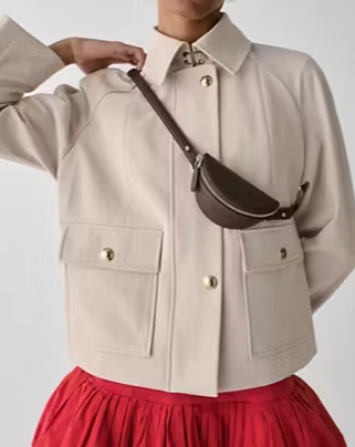 Duo Leopard Haircalf Crossbody Bag