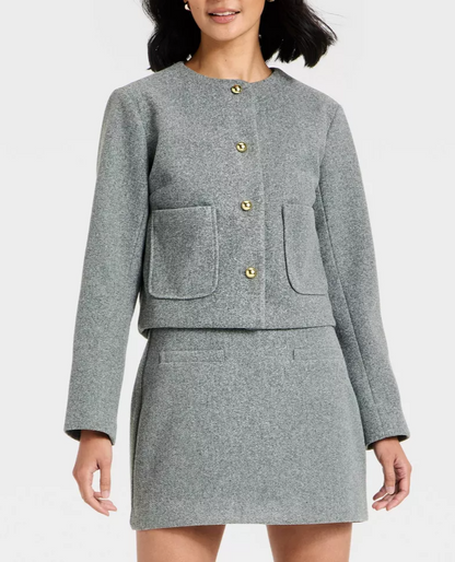 Brushed Boucle Lady Jacket Set