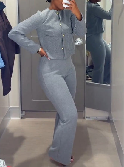 Brushed Boucle Lady Jacket Set