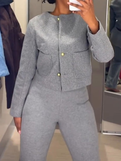 Brushed Boucle Lady Jacket Set