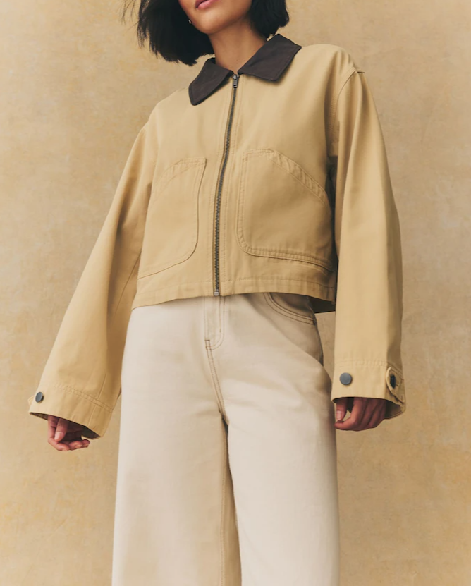 Neutral 100% Cotton Worker Jacket