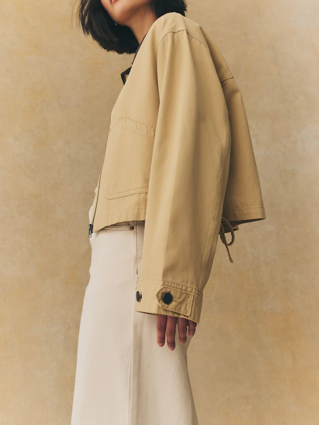 Neutral 100% Cotton Worker Jacket