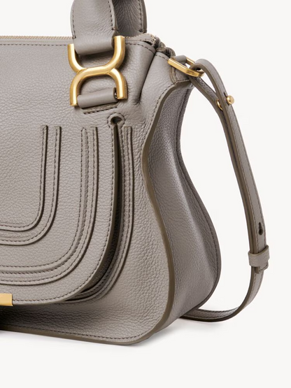 Leather-textured handbag