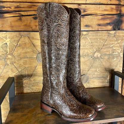 Vintage Boots Thick Heel Knights Boots