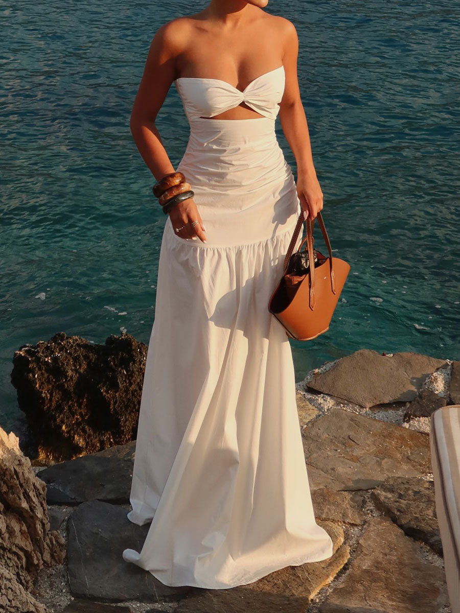 Strapless Cutout Dress