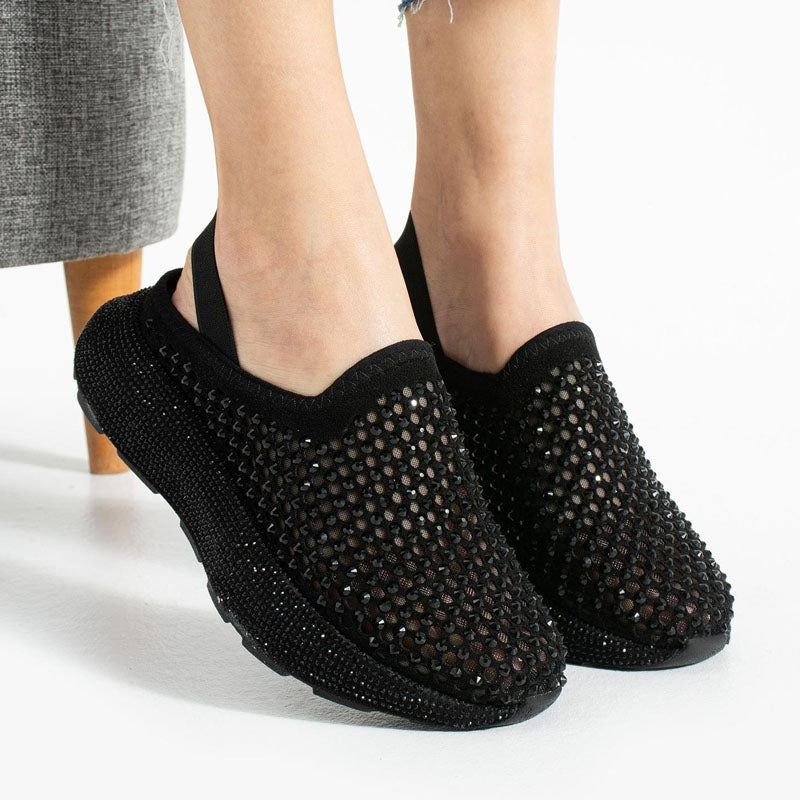 Rhinestone Sparkle Hollow Out Sandals