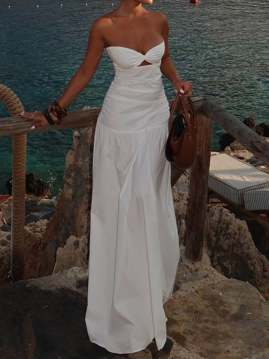 Strapless Cutout Dress
