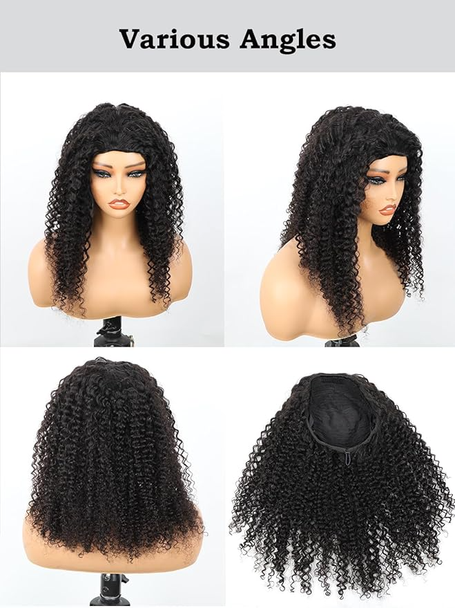 No Glue No Lace Women 180% Density  Wig