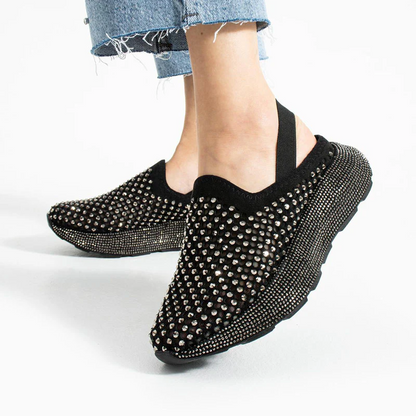 Rhinestone Sparkle Hollow Out Sandals