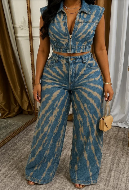 The Statement Vibe Denim Set