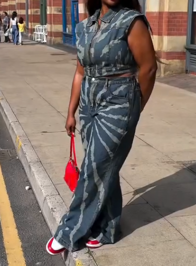 The Statement Vibe Denim Set