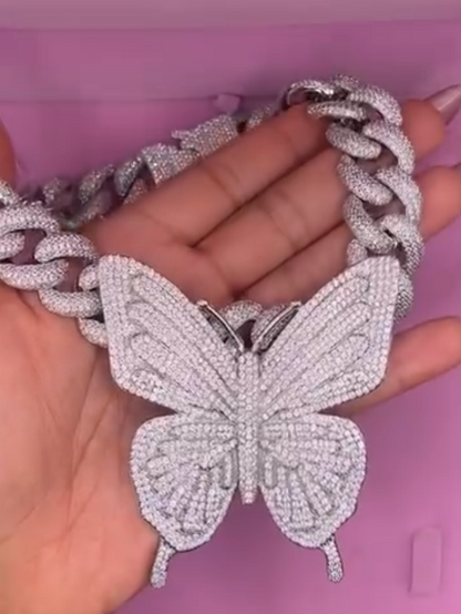 Dazzle Butterfly Necklace