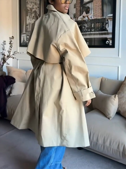 The Chic Cut-out Trench Coat