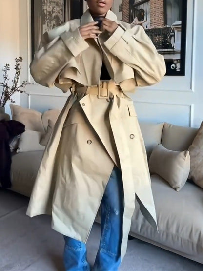 The Chic Cut-out Trench Coat